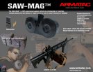 AR-15 ARMATAC 150 ROUND SAW MAG DRUM MAGAZINE .223 5.56